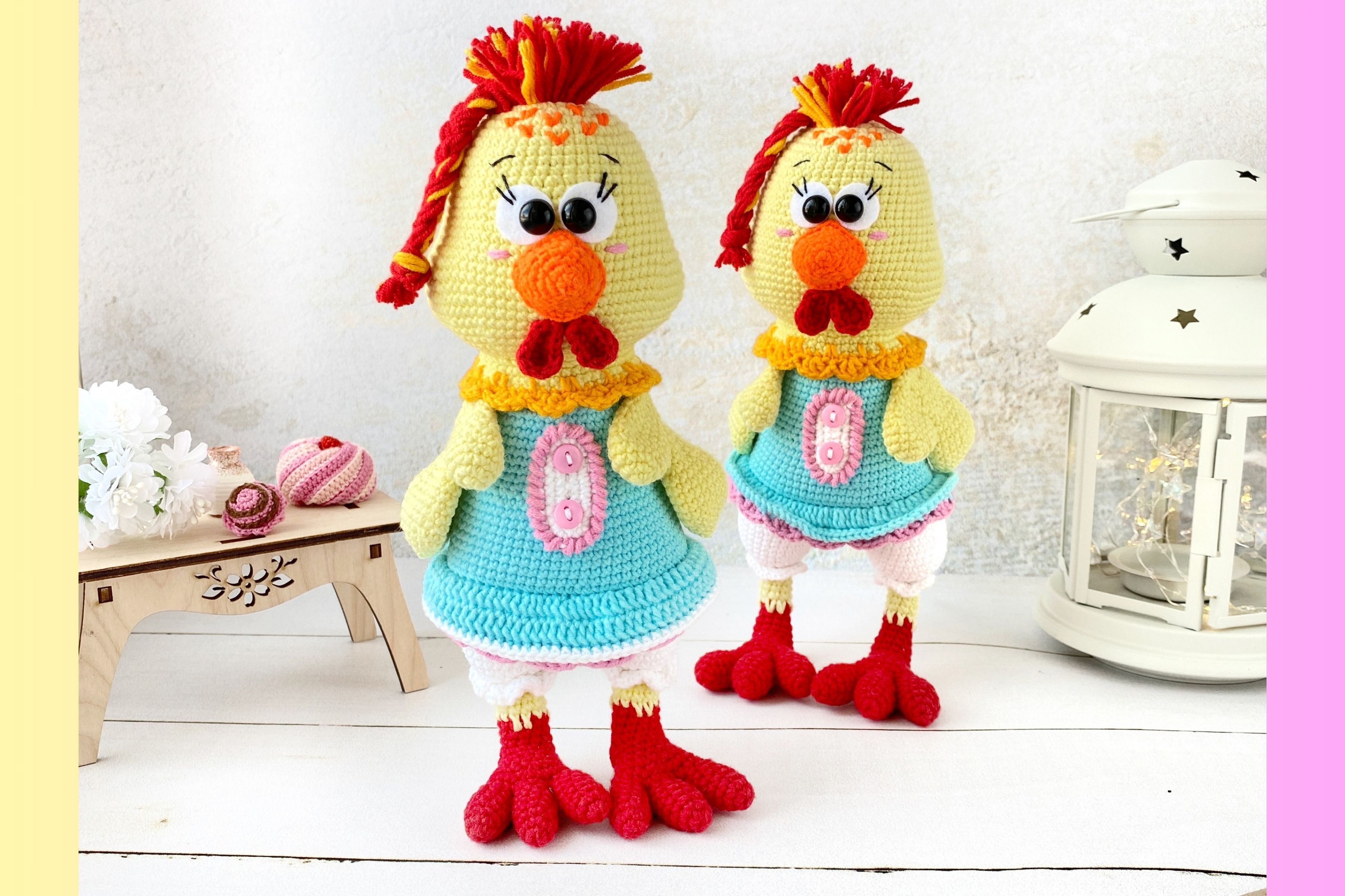 Crochet Amigurumi Pattern Easter Chicken Graphic by BabyEcoToys · Creative Fabrica