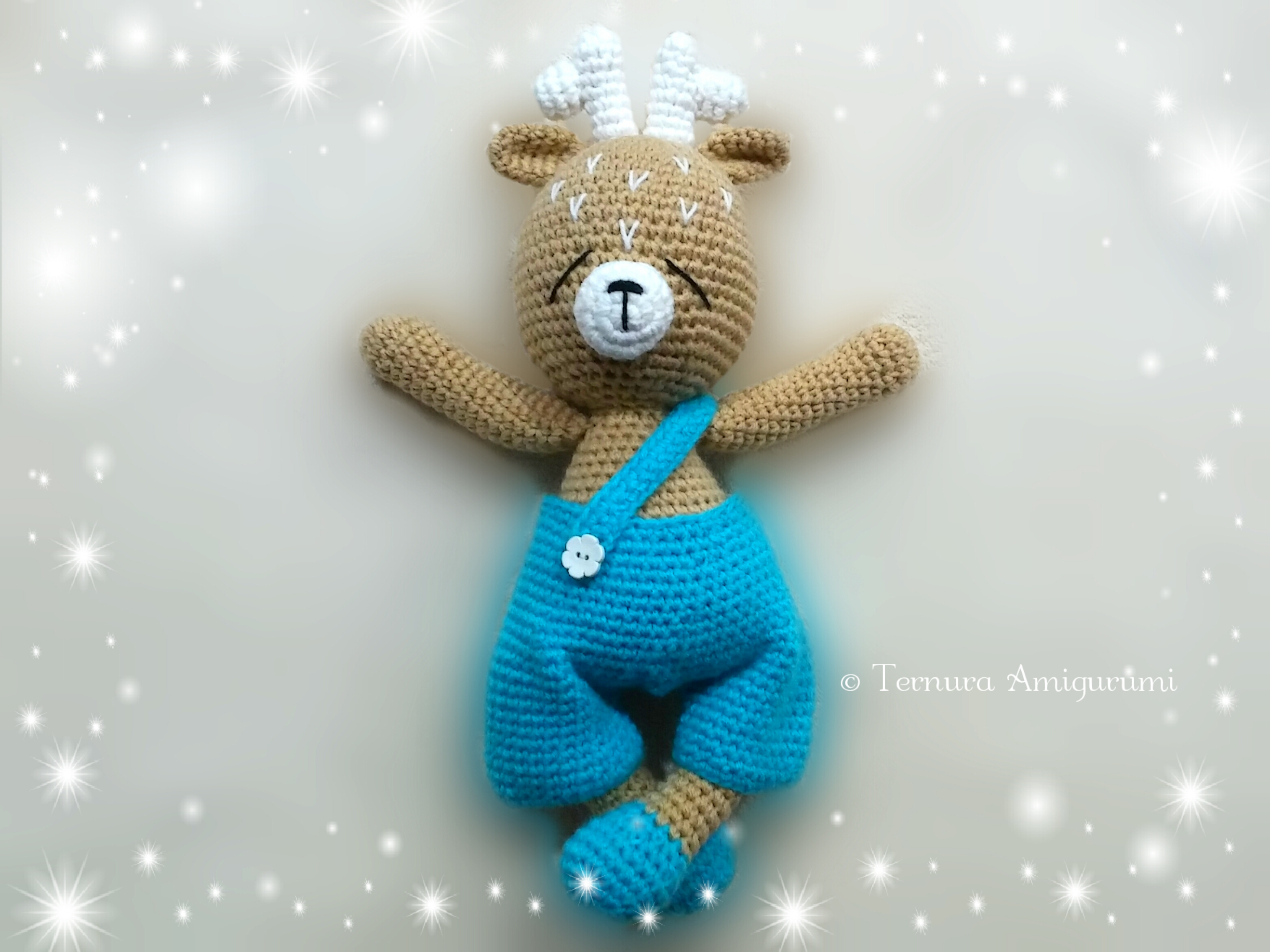 Crochet Pattern Deer Graphic by ternuraamigurumi · Creative Fabrica
