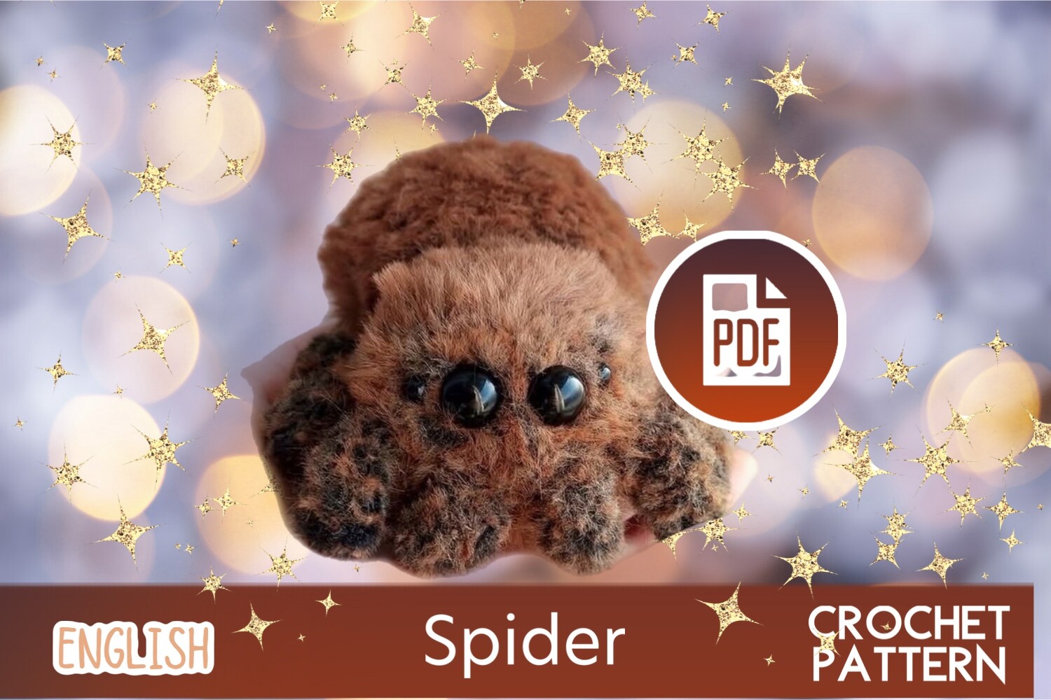 Spider Toy Crochet / Amigurumi PDF Graphic by Ольга Лабутина · Creative Fabrica